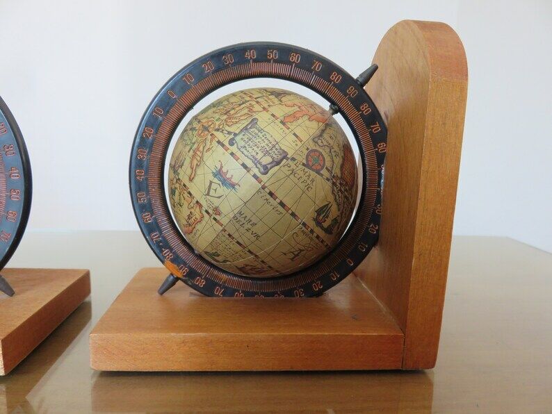 Old pair of greenhouse books globe 60s 70s