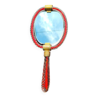 Barovier and toso MURANO hand mirror