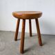 Pine stool assigned to Charlotte Perriand for Les Arcs.