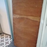 Trumeau louis XVI style mirror in black and gold stucco