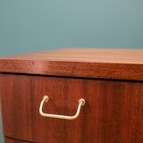 Mahogany chest of drawers, Scandinavian design, 1970s, production: Denmark