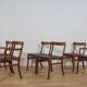 Chaises de salle à manger danoises par Ole Wanscher pour Poul Jeppesens Furniture Factory.