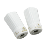 Ceramic tok-shaped salt shakers