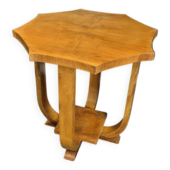Octagonal Art Deco side table