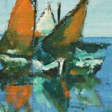 « Bateaux en mer » de Carl Carlsson