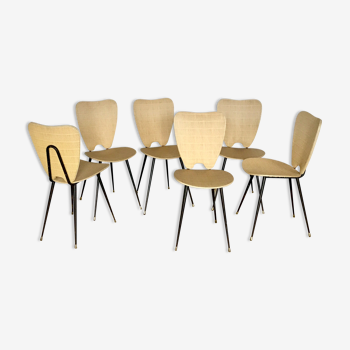 6 chaises années 50/60