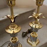 Regency style lamp pairs Maison Jansen