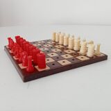 Vintage pocket chess set Lowe Co Travel Usa 50s/60s