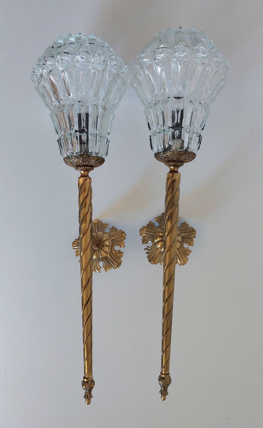 Pair of vintage sconces 50s
