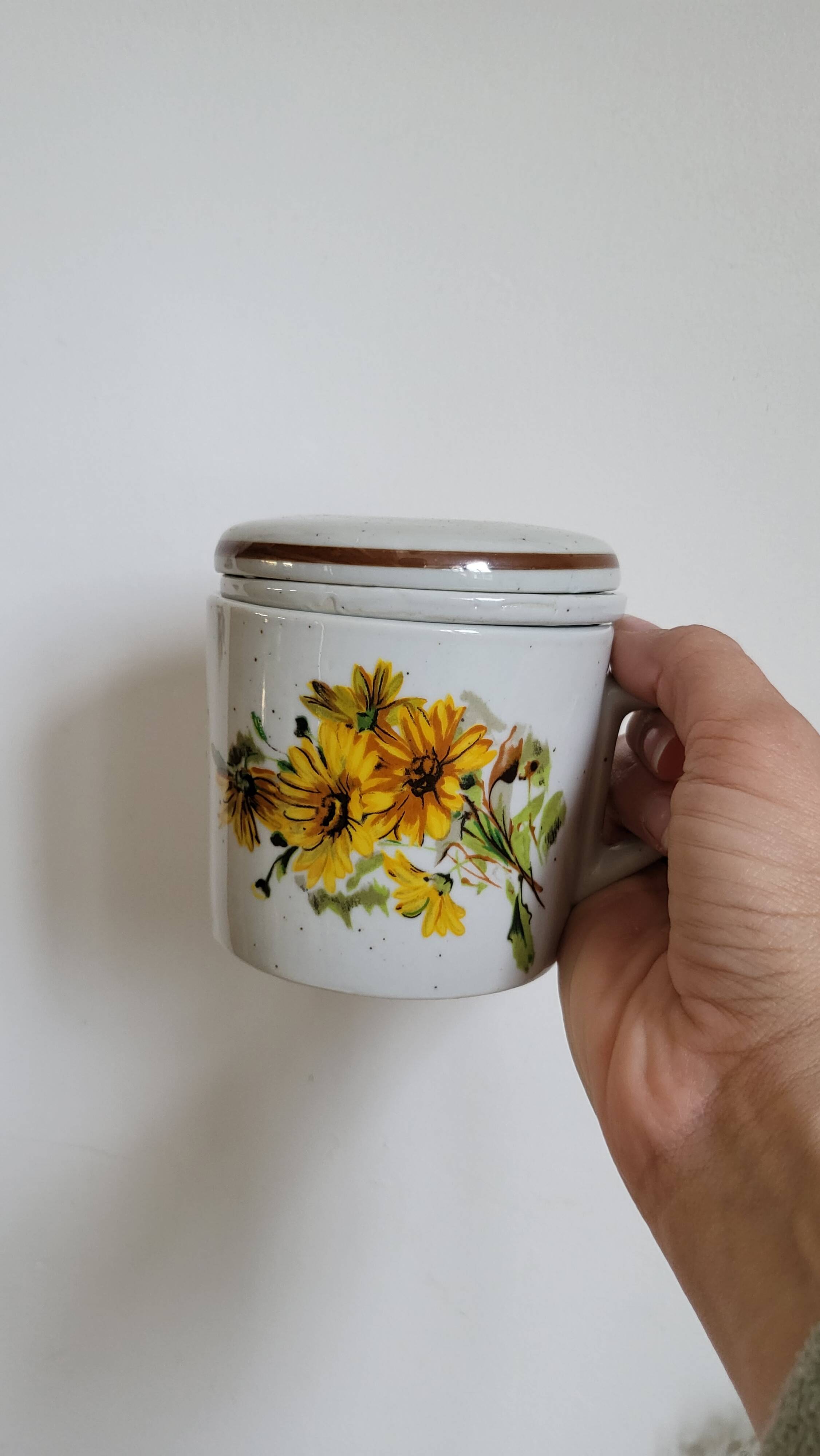 flower tea mug