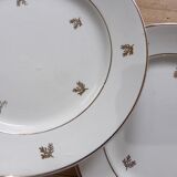 dessert plates x6 from the Badonviller factory