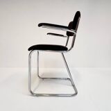 Set metal dining chairs in Gispen style (4), 1970s