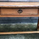 Solid oak farm table