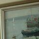 Huile sur toile vintage – « Sjöbodar »