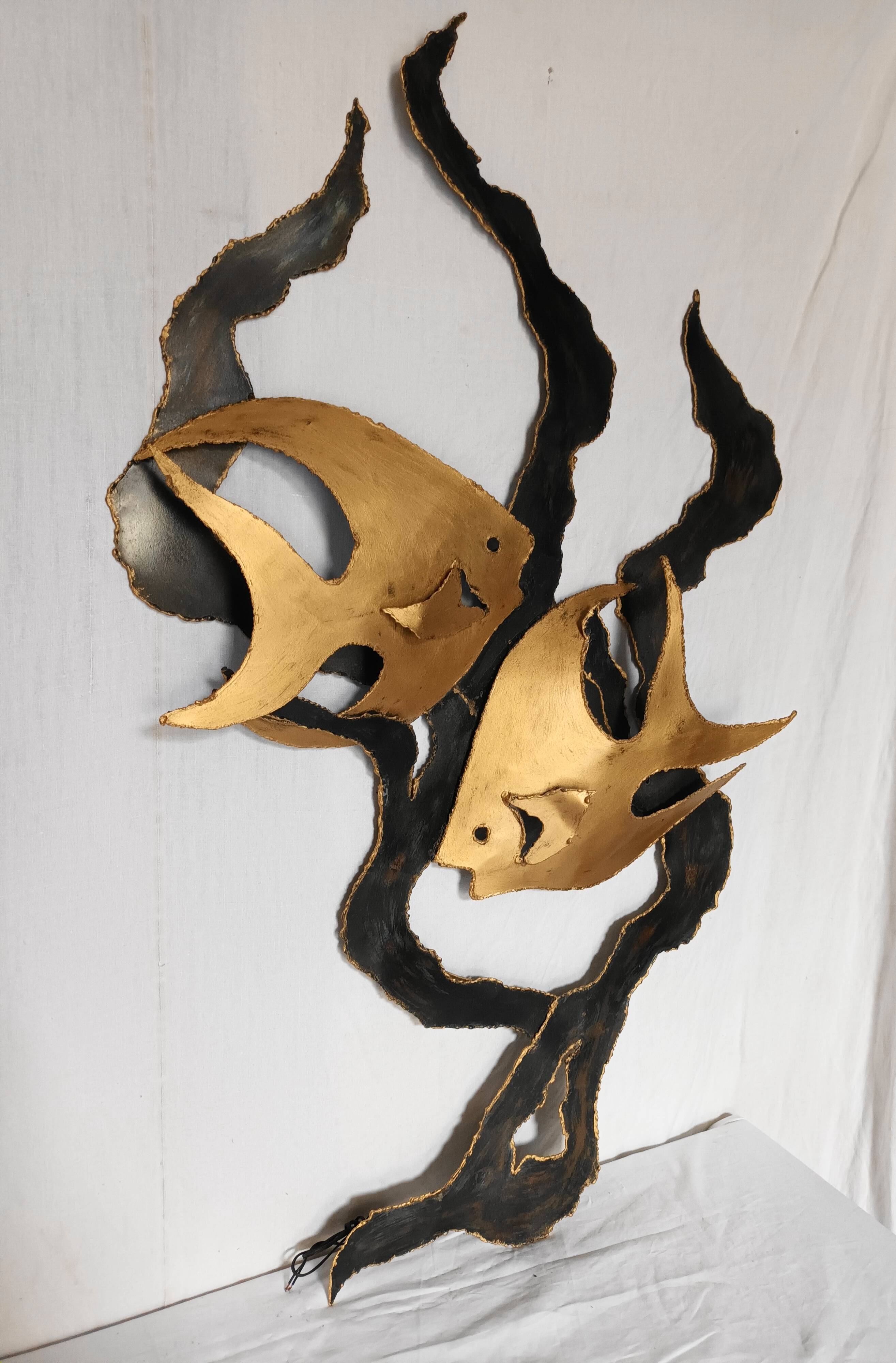 Decorative and luminous wall light from the 60s