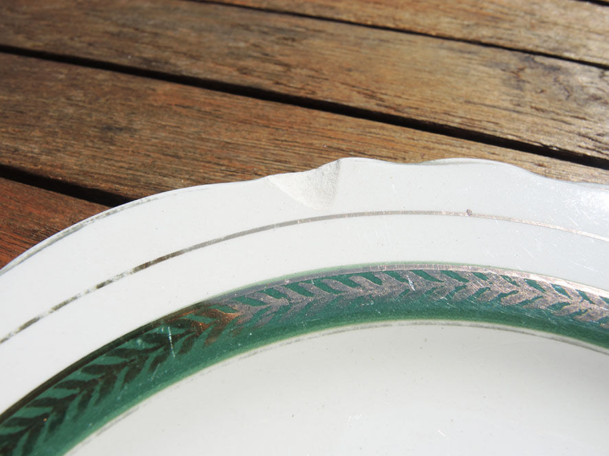 Former salins ceramic cheese service