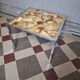 Table basse marbre et inox
