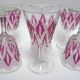 6 red wine glasses VMC Reims Harlequin