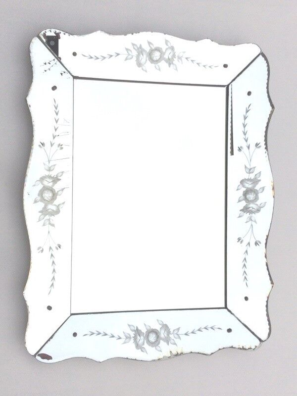 Mirror Venetian style period Art Deco