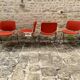 4 stackable chairs by Giancarlo Piretti DSC 106 for Anonima Castelli