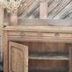 Buffet ancien en chêne massif brut 2 tiroirs - esprit campagne chic