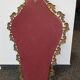 Golden wrought iron frame mirror