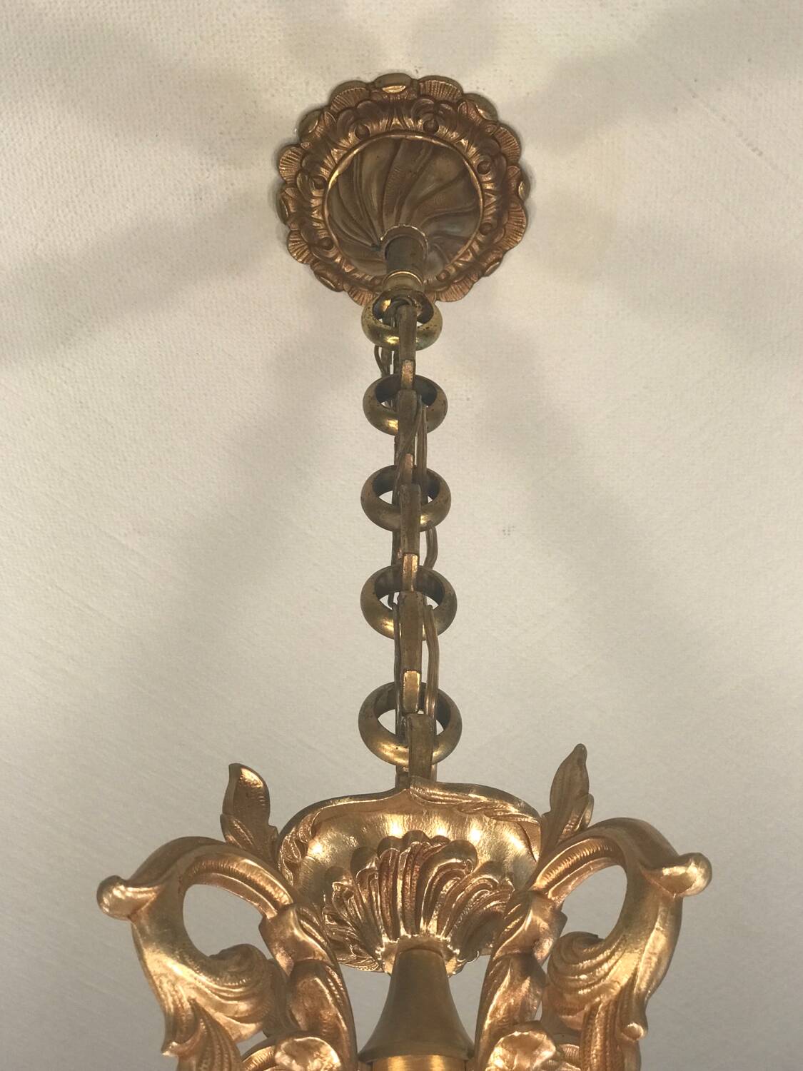 Lustre bronze 8 branches