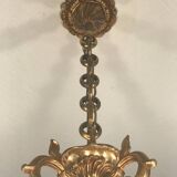 8-branch bronze chandelier