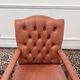 Chaise de bureau classique couleur saumon anglais