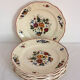Set of 8 flat plates Sarreguemines Marly