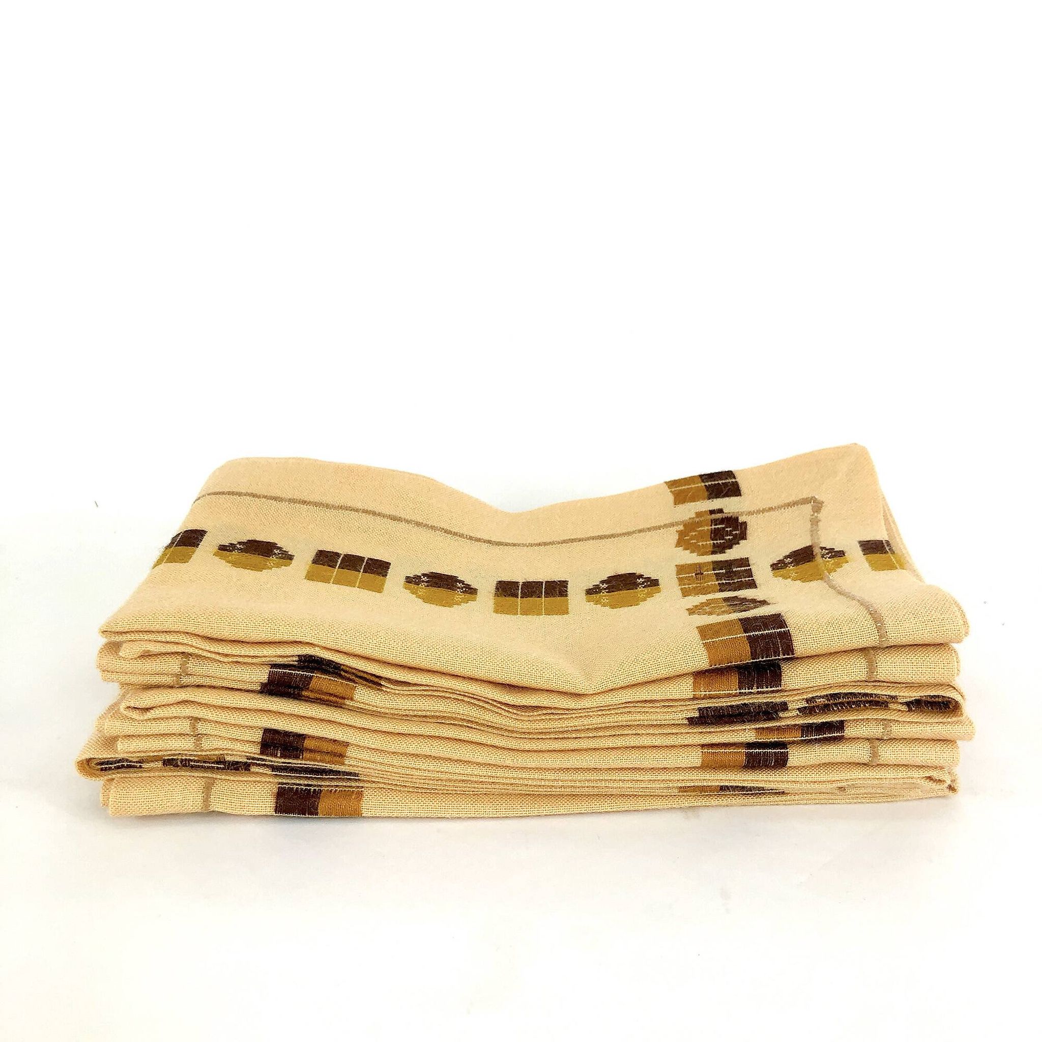 Set of 6 vintage table napkins from the 60s/70s.