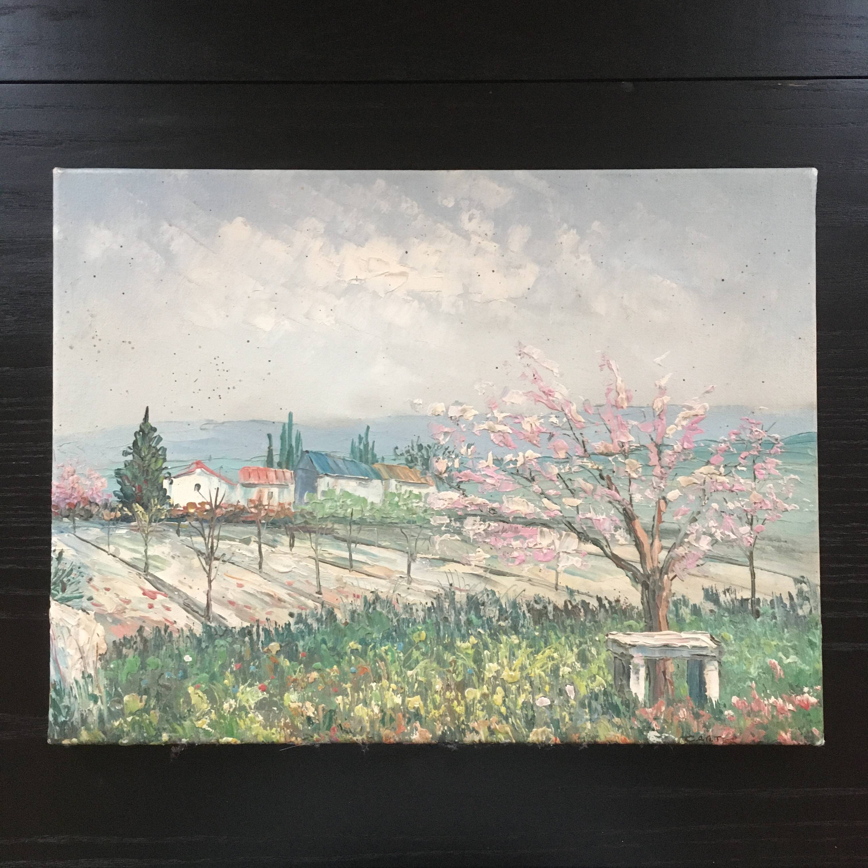 Cherry blossom painting