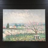 Cherry blossom painting