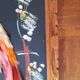 Vintage wooden frame birds 50s-60s