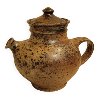 Vintage Pierre Digan stoneware teapot from La Borne