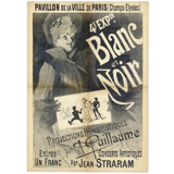 Old poster - "4th exhibition white and black"