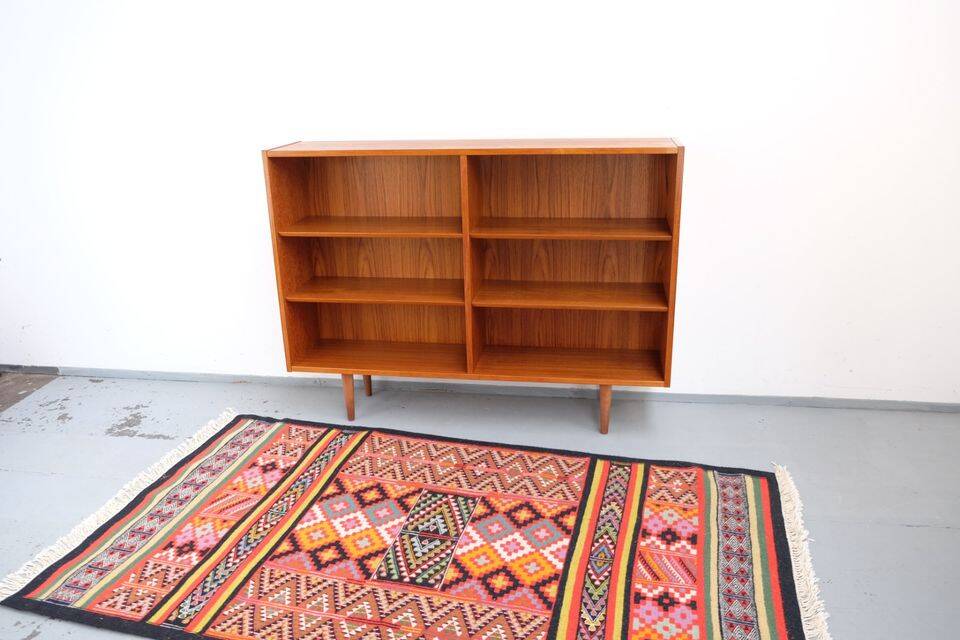 Buffet/étagère en teck Hundevad style rétro vintage années 60-70