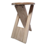 "Suzy" stool by Adrian Reed solid beech 80s