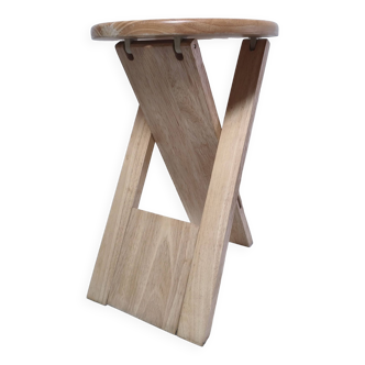 "Suzy" stool by Adrian Reed solid beech 80s