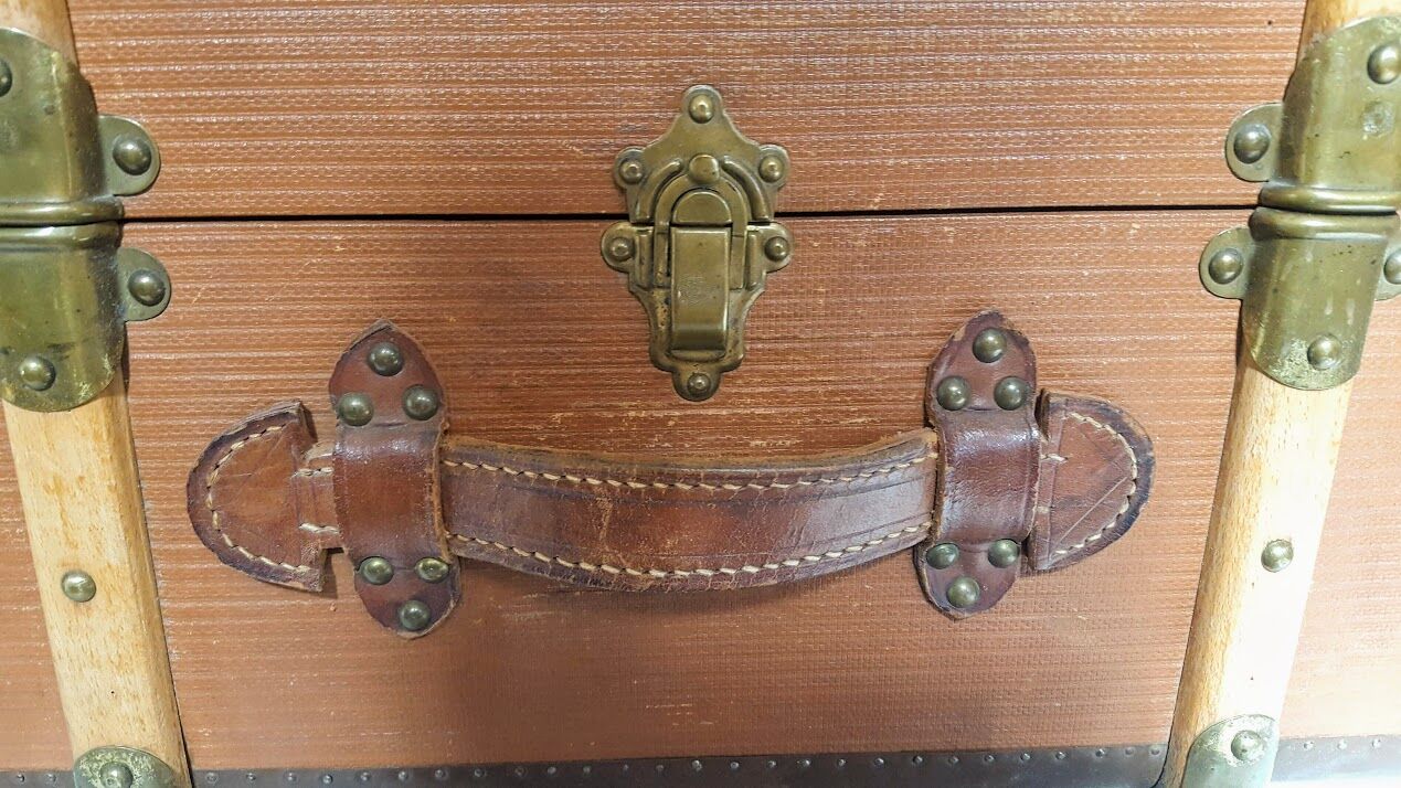 Vintage travel trunk