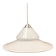 Lampe suspendue en verre opale, de la verrerie danoise Holmegaard, années 1980