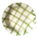 hollow dish Moulin des Loups green tiles