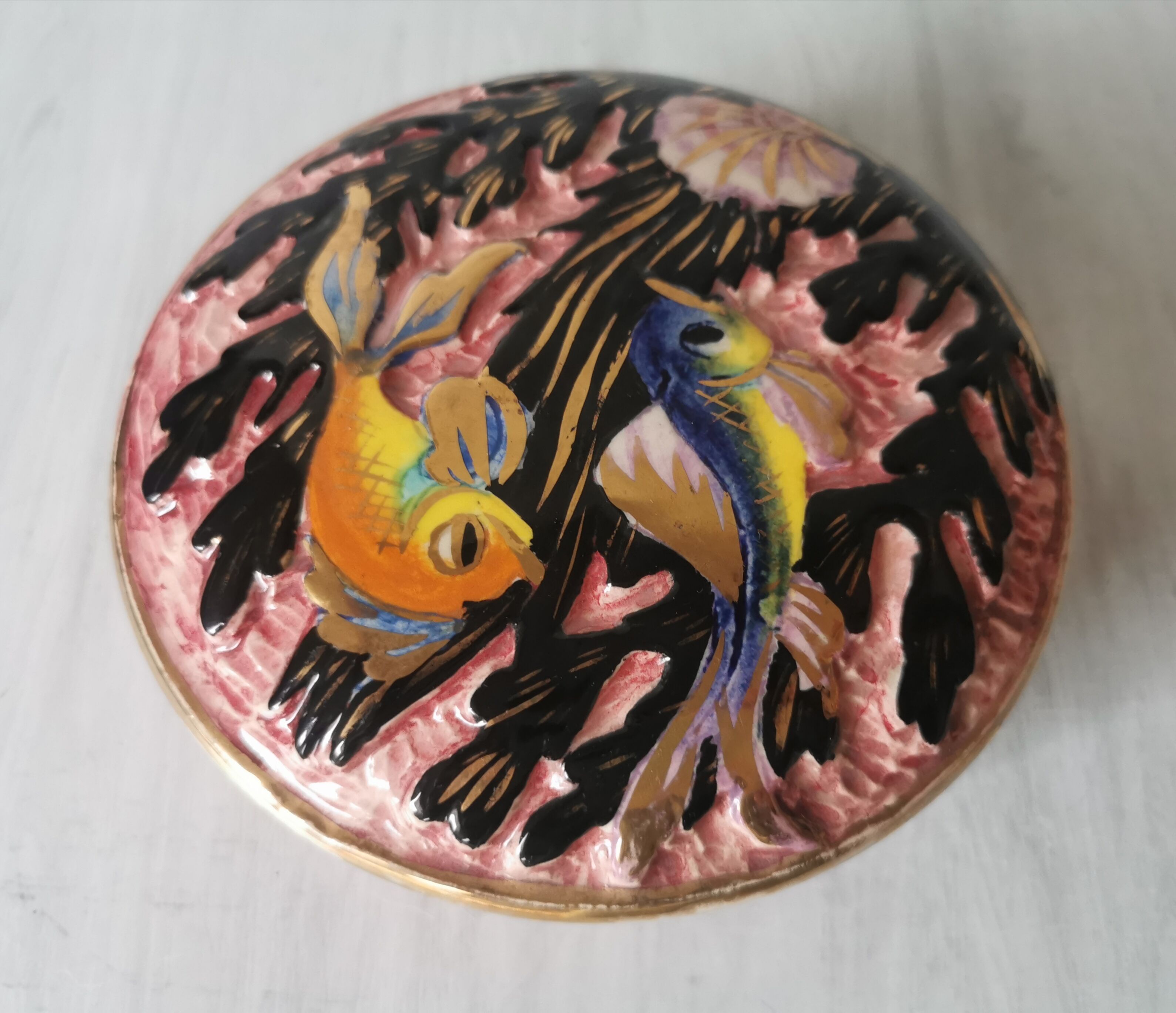 Bonbonnière Lamarche fish