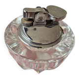 Vintage glass lighter/ashtray