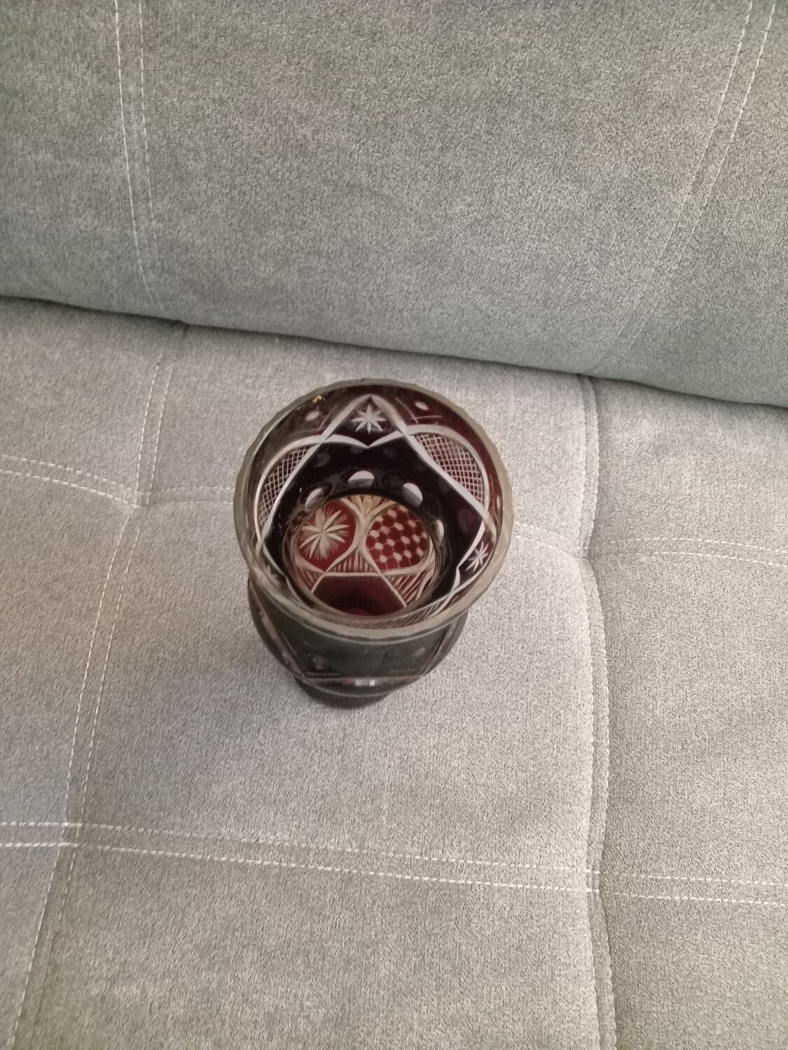 Vintage Bohemian Crystal Vase