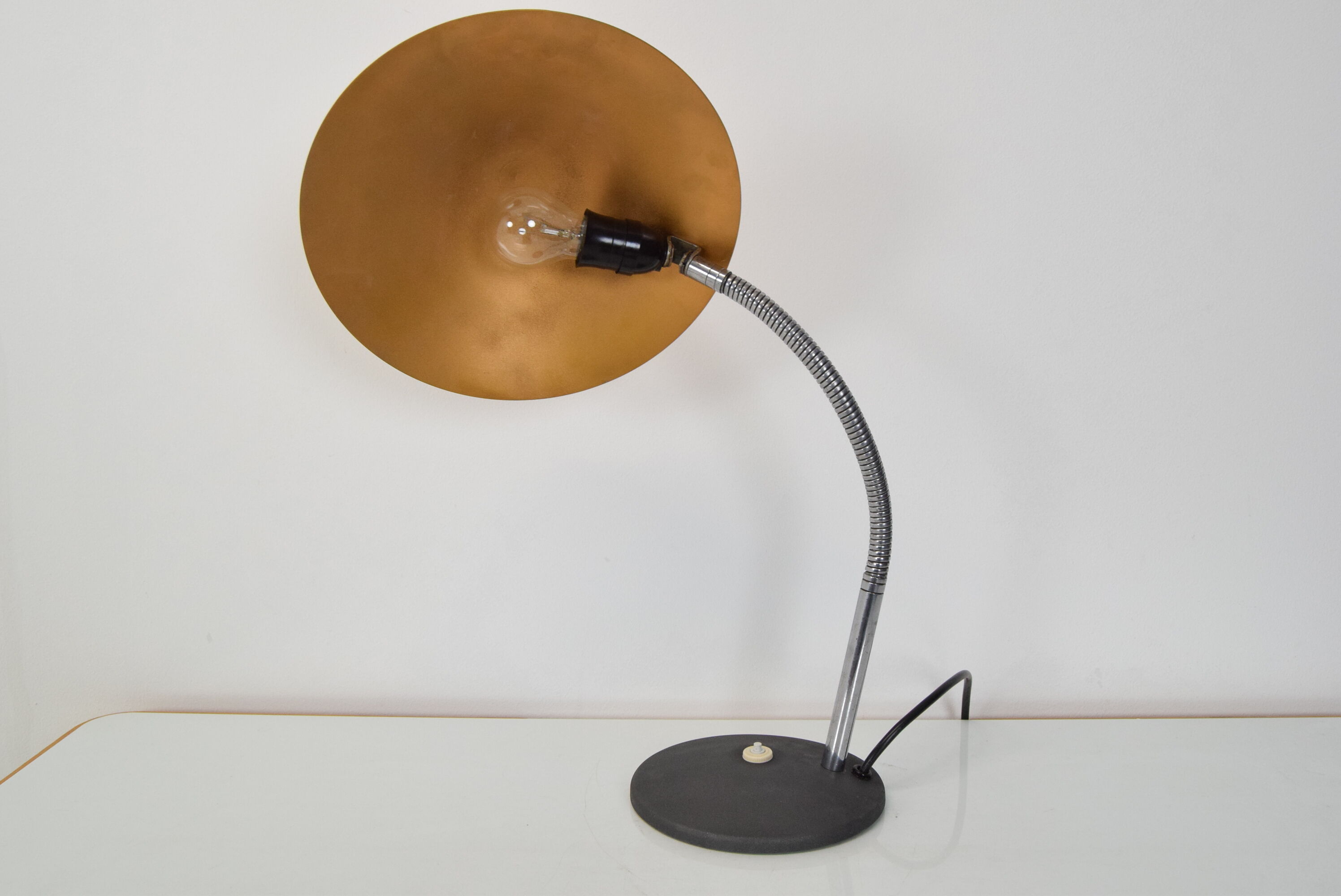 Industrial Adjustable Table Lamp/Instala Děčín,1960's.