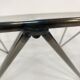 Table low vintage 60s/70s design steel wire