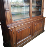 Large walnut library XIX°