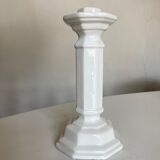 Product BHV Pair of neo classical white faience candle holders 1960