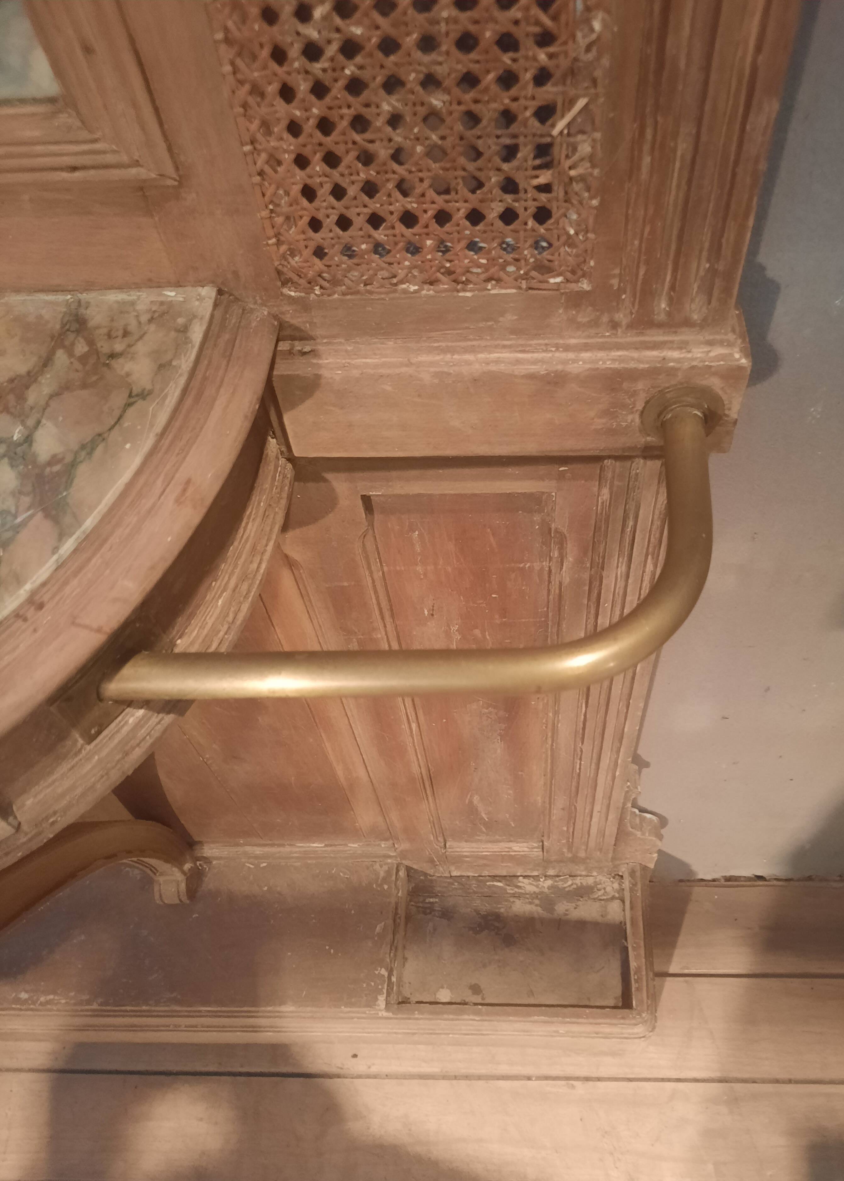 Coat rack "1900" in caning